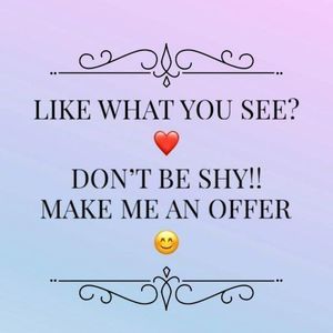 All reasonable offers accepted!